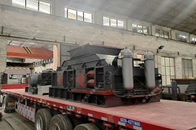 2PG1208全自動(dòng)對(duì)輥破碎制砂機(jī)發(fā)往四川成都