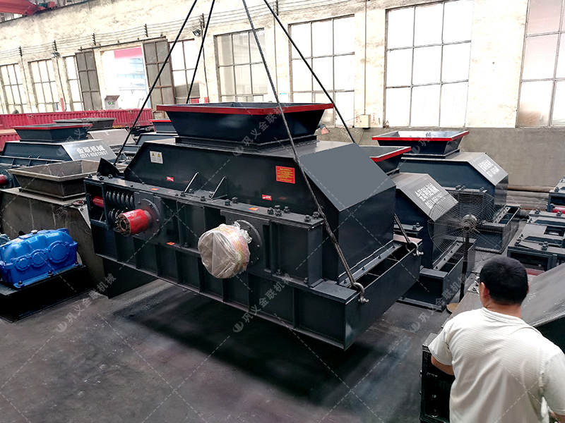 2PG1007中型對輥制砂機(jī)發(fā)貨 發(fā)往江西