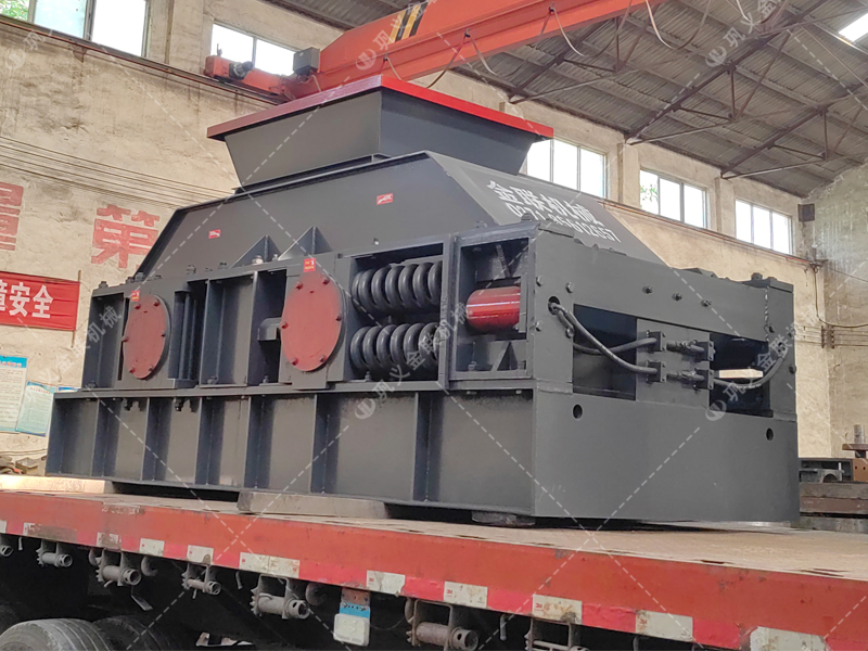 2PG1200x800大型對輥破碎機(jī) 破碎石灰石發(fā)往陜西