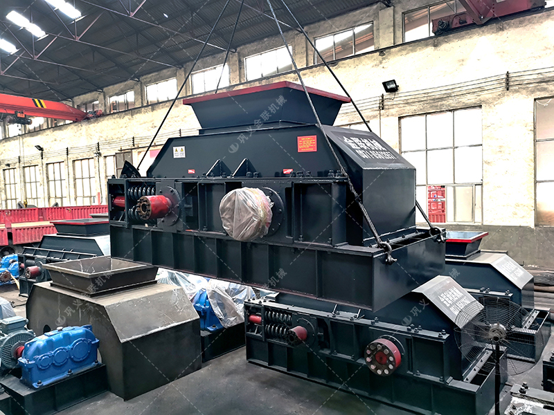 2PG1208彈簧式對(duì)輥制砂機(jī)發(fā)往陜西